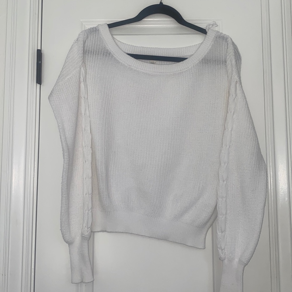 Garage white sweater